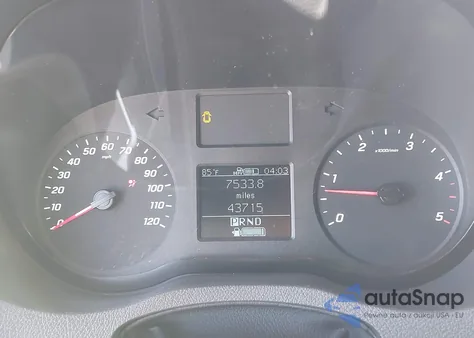 2019 Mercedes-Benz Sprinter 2500 High Roof V6/Standard Roof V6 z USA, uszkodzony, nr VIN WD4PF0CDXKT000722